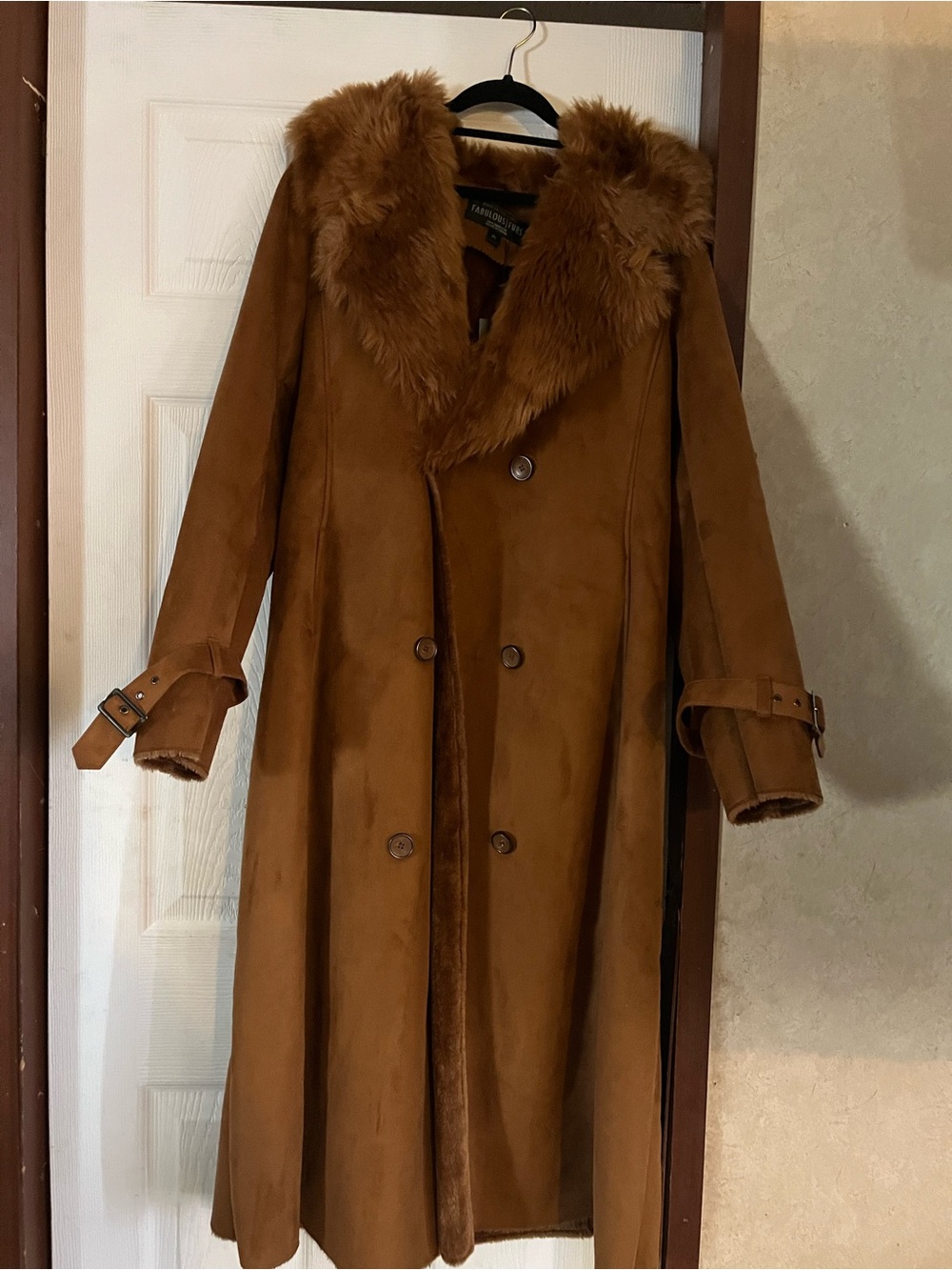 Donna Salyers Fabulous Furs faux fur jacket